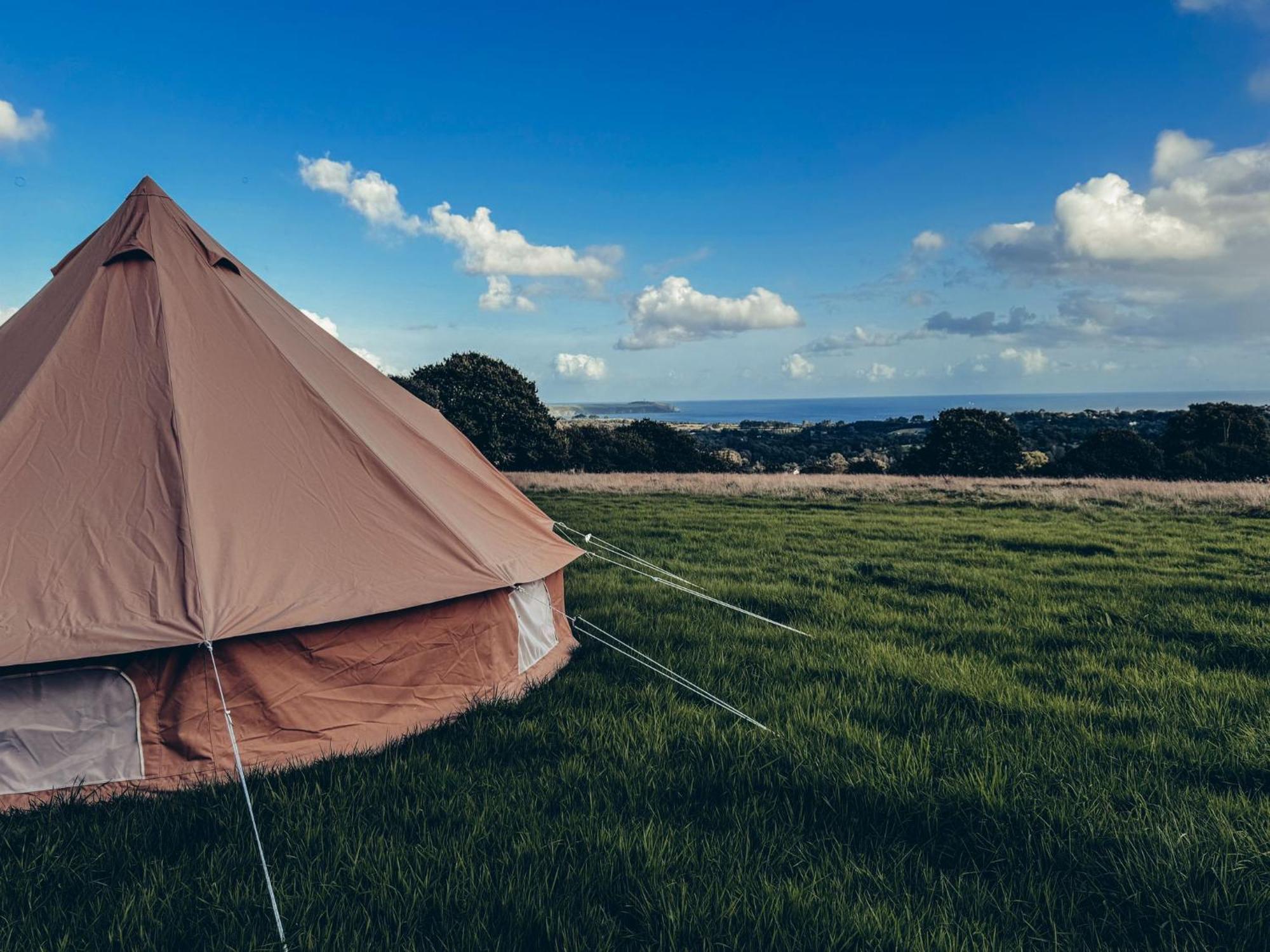 Fully Furnished Bell Tent 3 Carlyon Bay Exterior foto